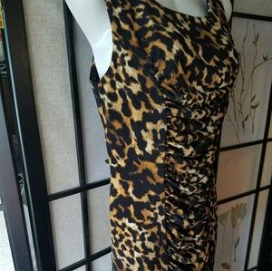 Calvin Klein leopard print dress 013